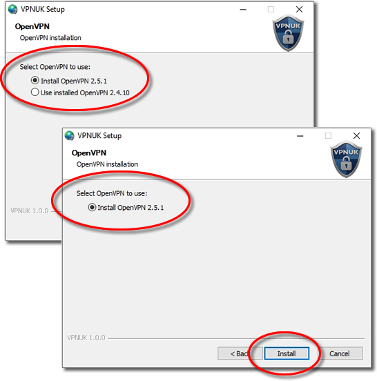 OpenVPN Version – Setup VPNUK